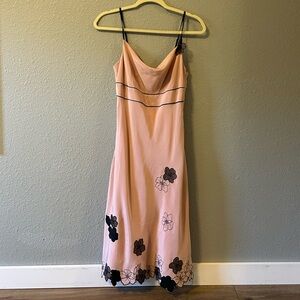 Express Blush Silk Dress
